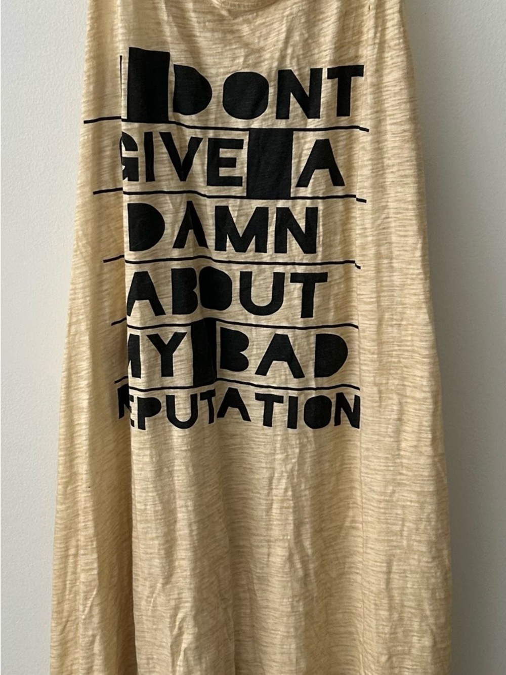 Beige Graphic Text dress - Jaded Gypsy